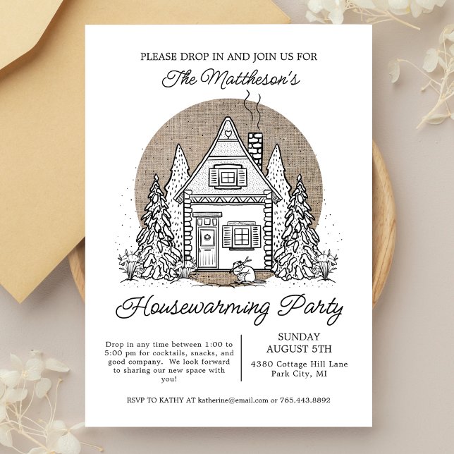 Vinteravlopp i skogarna i Party Inbjudningar (Skapare uppladdad)