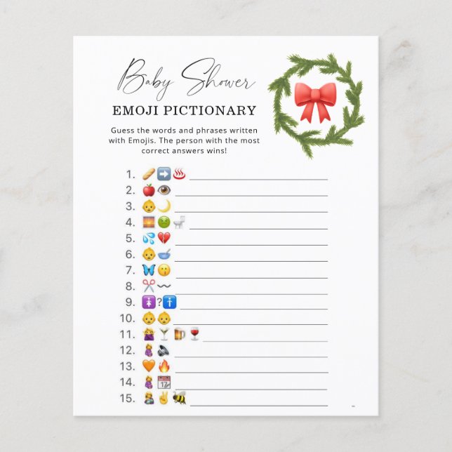 Vinterbaby emoji-spel (Framsida)