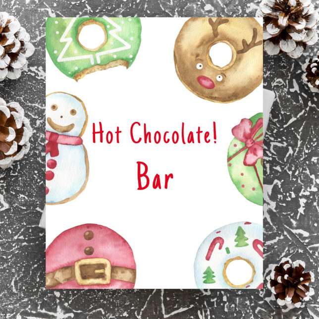 Vinterbabydusch, Hett choklad pub Poster (Skapare uppladdad)