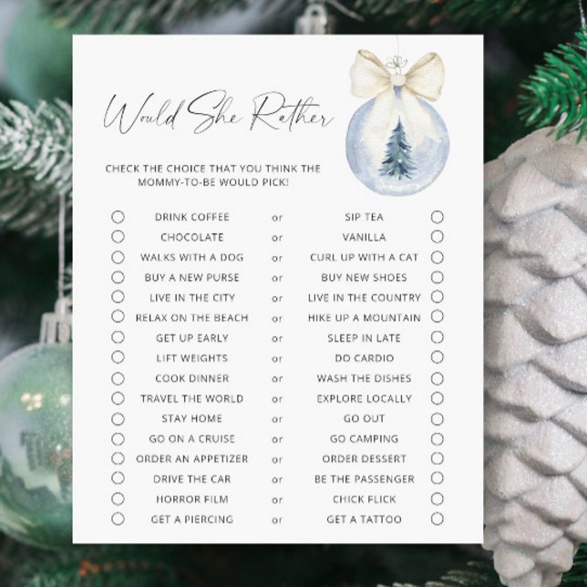 Vinterbabydusch - skulle hon hellre leka? (Skapare uppladdad)