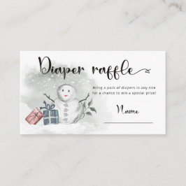Vinterbabyduschdiskare, raffel tilläggskort