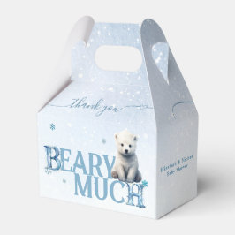 Vinterbabyskor, Polar Vit Baby Bear Modern Presentaskar