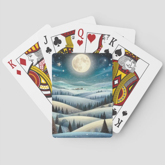 Vinterbackar Casinokort (Baksidan)