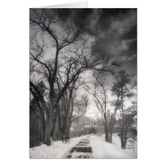 Vinterbanor Hälsningskort
