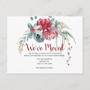 Vinterbär Rustik Flyttande Högtidlig Annonsering Vykort