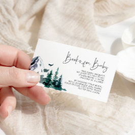 Vinterbergen Bokar för Baby-kort Tilläggskort