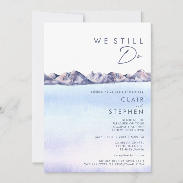 Vinterberget Vi förnyar fortfarande inbjudan (Framsida)