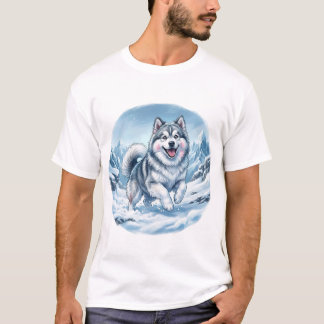 Vinterbergshund Brösttryck T Shirt