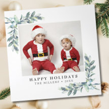 Vinterberries julklapp - trifold Photo Card