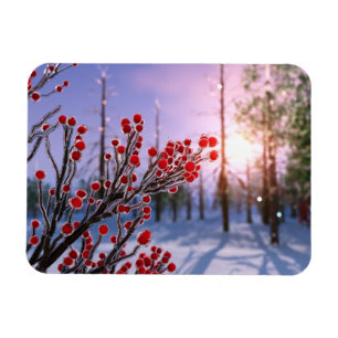 Vinterberry in Ice Flexible Magnet