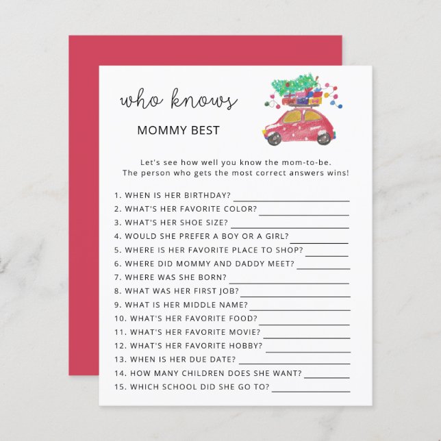 Vinterbil \ Vem vet vad som är bäst i mamman (Fram/baksida)