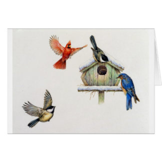 VinterBirdhouse Hälsningskort