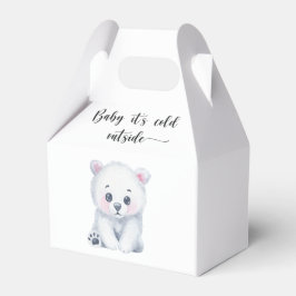 Vinterbjörn - baby är det kallet utanför polarna presentaskar