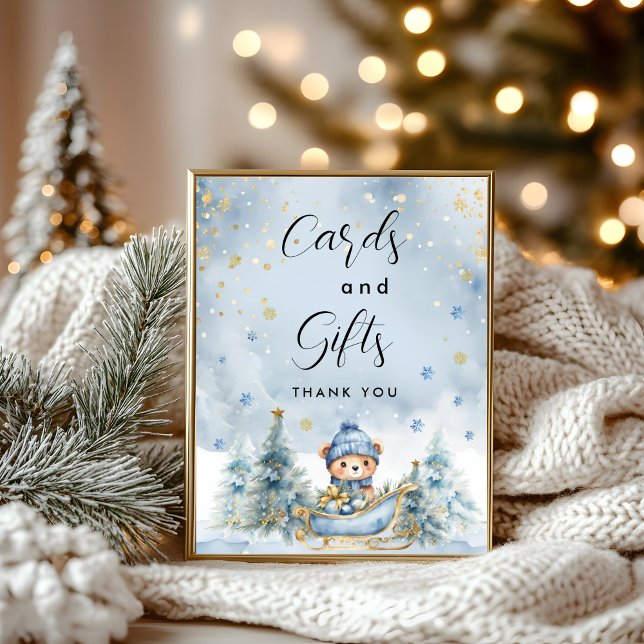 Vinterbjörn, babystölder|Cards och gåvor Poster (Skapare uppladdad)