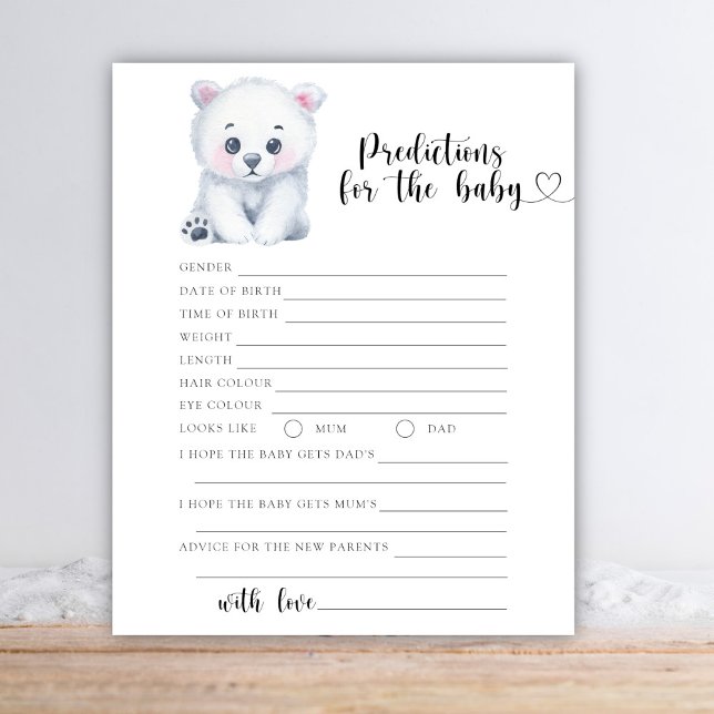 Vinterbjörn - förutsägelser och råd i baby-polarna (Skapare uppladdad)