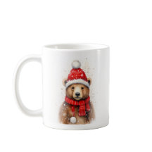 Vinterbjörn i Mysigt Red Hat