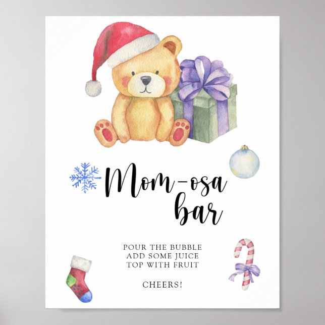 Vinterbjörn \ Mamma-osa pub Poster (Framsidan)