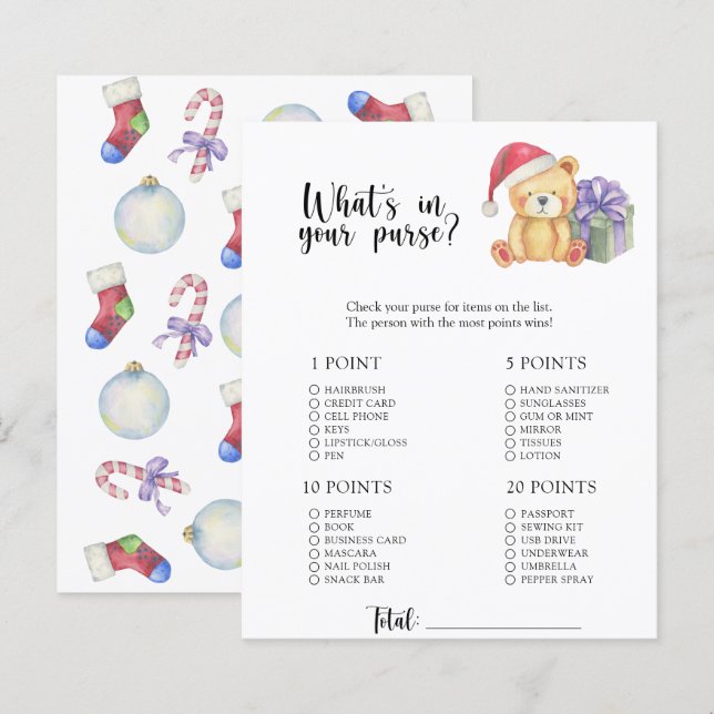 Vinterbjörn - Whare i ditt handduschspel (Fram/baksida)