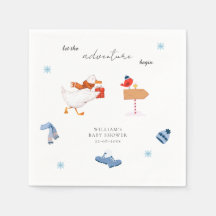 Vinterblå äventyr börjar Baby Shower