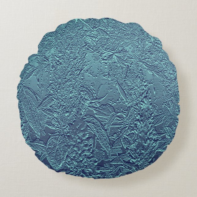 Vinterblad.... Rund Kudde (Framsidan)