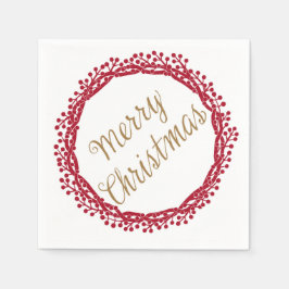 Vinterblast för kranskärlskockor pappersservett