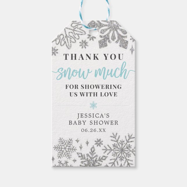 Vinterblått blått blått blått blått blått blått bl presentetikett (Framsidan)