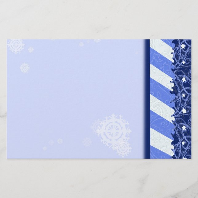 Vinterblått Brevpapper (Framsida)