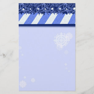 Vinterblått Brevpapper
