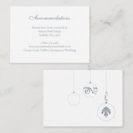 Vinterblått julläge, bommeboende tilläggskort