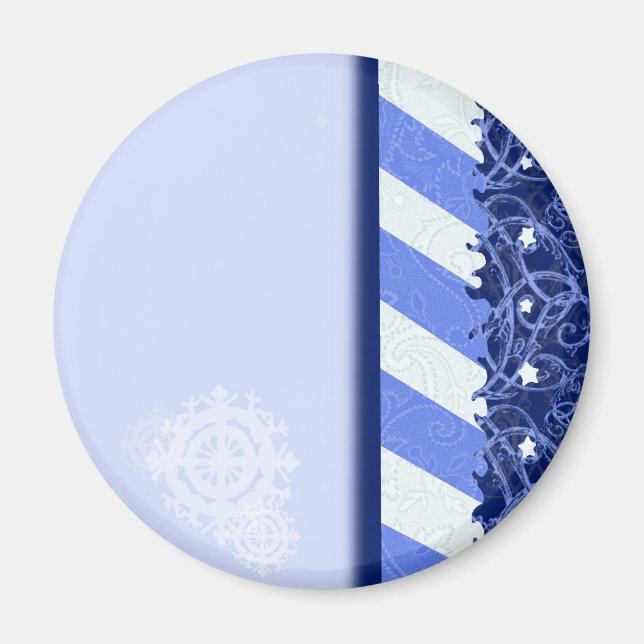 Vinterblått Magnet (Framsidan)