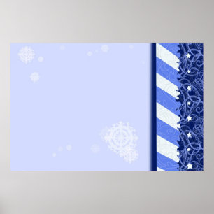 Vinterblått Poster