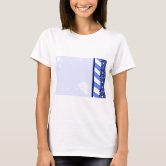 Vinterblått T-shirt