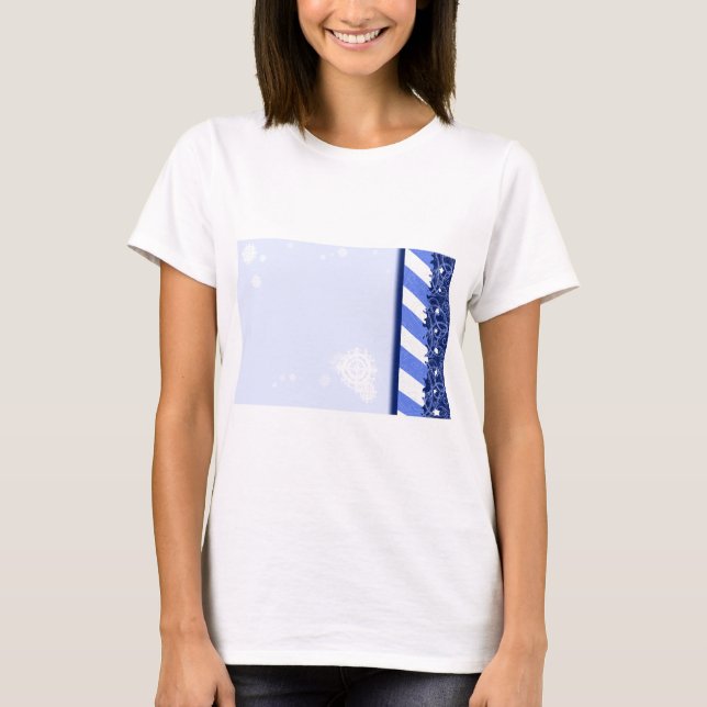 Vinterblått T-shirt (Framsida)