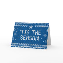 Vinterblått: Tis the Season Foleting Card