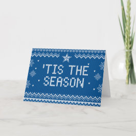 Vinterblått: Tis the Season Foleting Card Kort