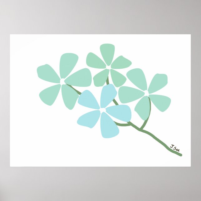 Vinterblomma Gren Poster (Framsidan)