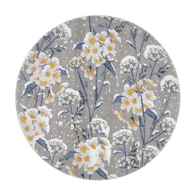 VinterBlommar: Fintvätt Blommönster (Framsidan)