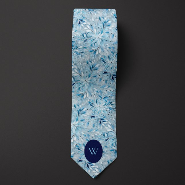 Vinterblommig monogram slips (Skapare uppladdad)