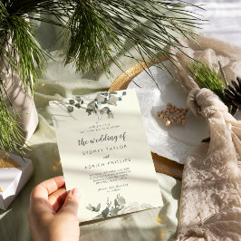 VinterBlommigt | Elfenbenskusten Bröllop under inb Inbjudningar