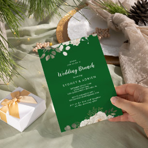 VinterBlommigt  Inbjudan till Grönt Bröllop Brunch