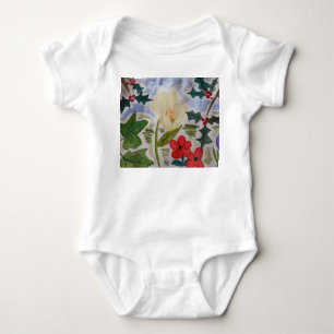 Vinterblommor & järnek t shirt