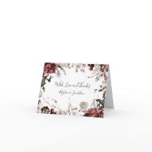 Vinterblomningar - Mörk Skoggrön - Bröllop
