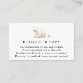 Vinterböcker om isbjörn för bebis önskas tilläggskort