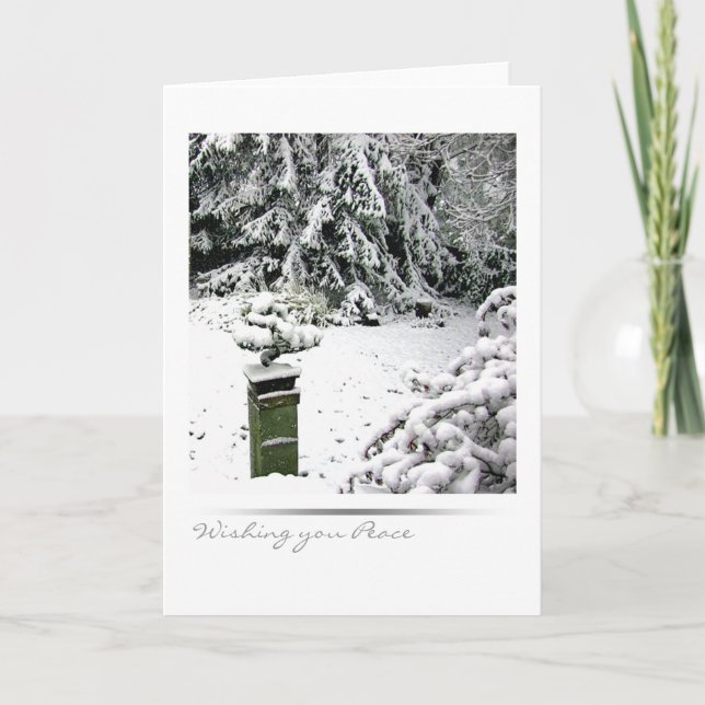 VinterBonsai Helgkort (Framsida)