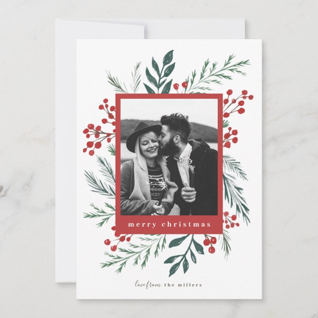 Vinterbotaniker Elegant Julfoto (Framsida)