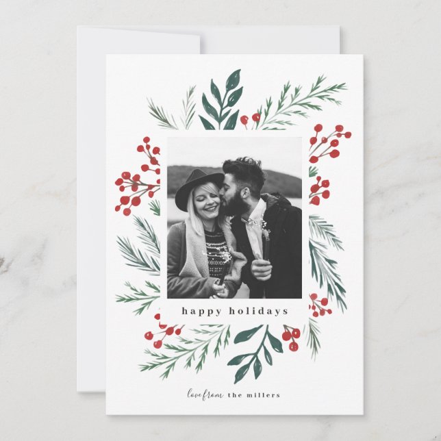 Vinterbotaniker Elegant Julfoto (Framsida)