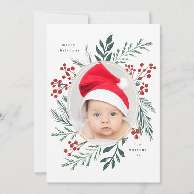 Vinterbotaniker Elegant Julfoto (Framsida)