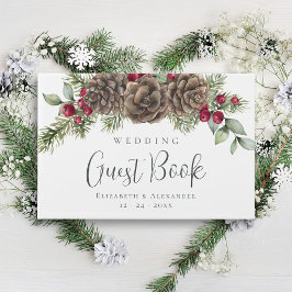 Vinterbotaniska vattenfärgen jul Bröllop Gästböcker