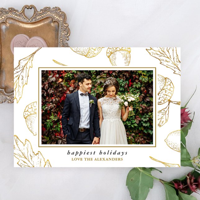 Vinterbotaniskt Glad helg Foto Julkort (Skapare uppladdad)