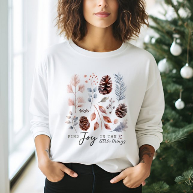 Vinterbotaniskt njut av lilla Sak T Shirt (Skapare uppladdad)